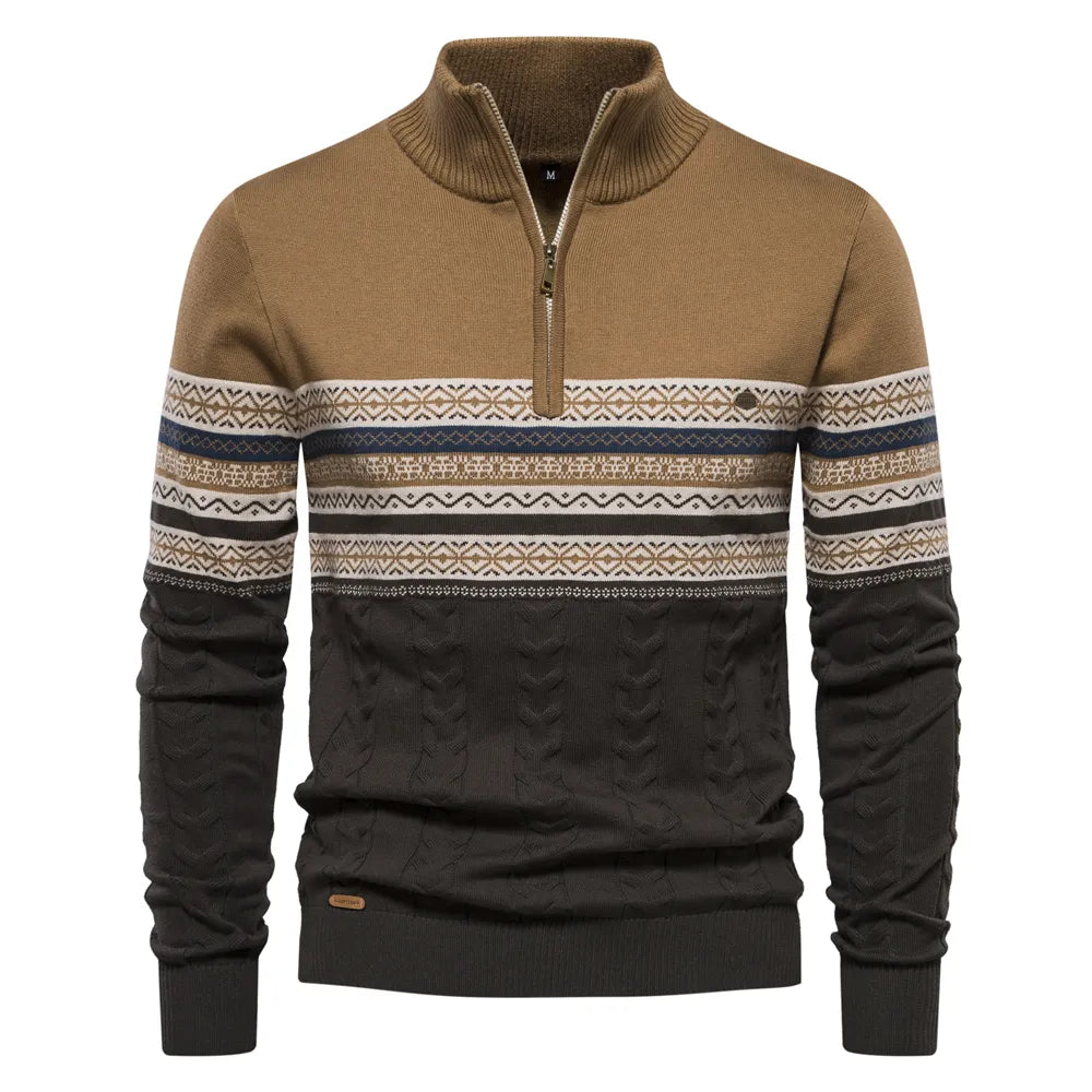 Marcel - Sweater van hoge kwaliteit met retro patronen