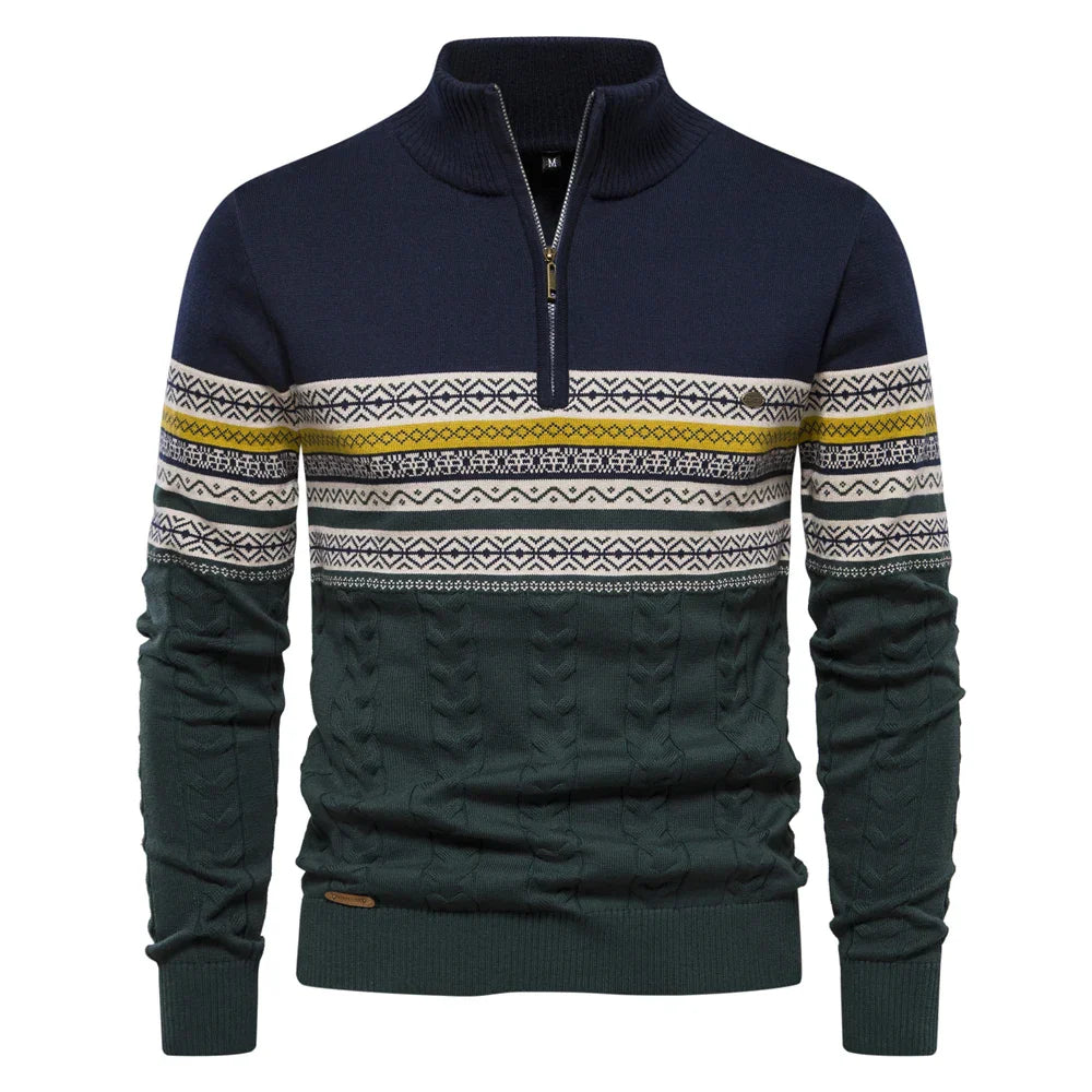 Marcel - Sweater van hoge kwaliteit met retro patronen