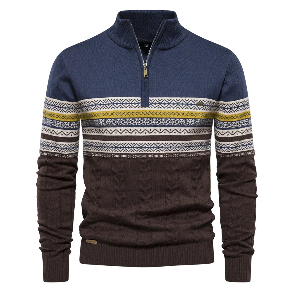 Marcel - Sweater van hoge kwaliteit met retro patronen