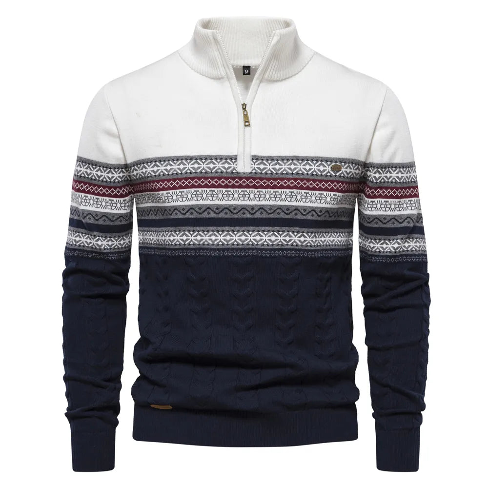 Marcel - Sweater van hoge kwaliteit met retro patronen